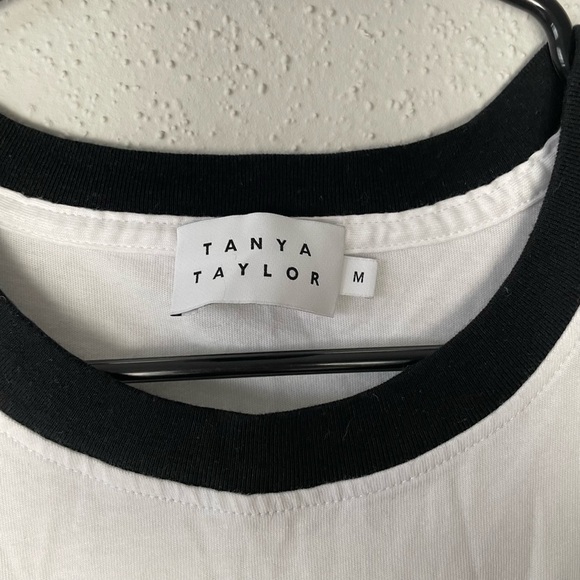 Tanya Taylor‎ White Tee Size Medium - Picture 3 of 6